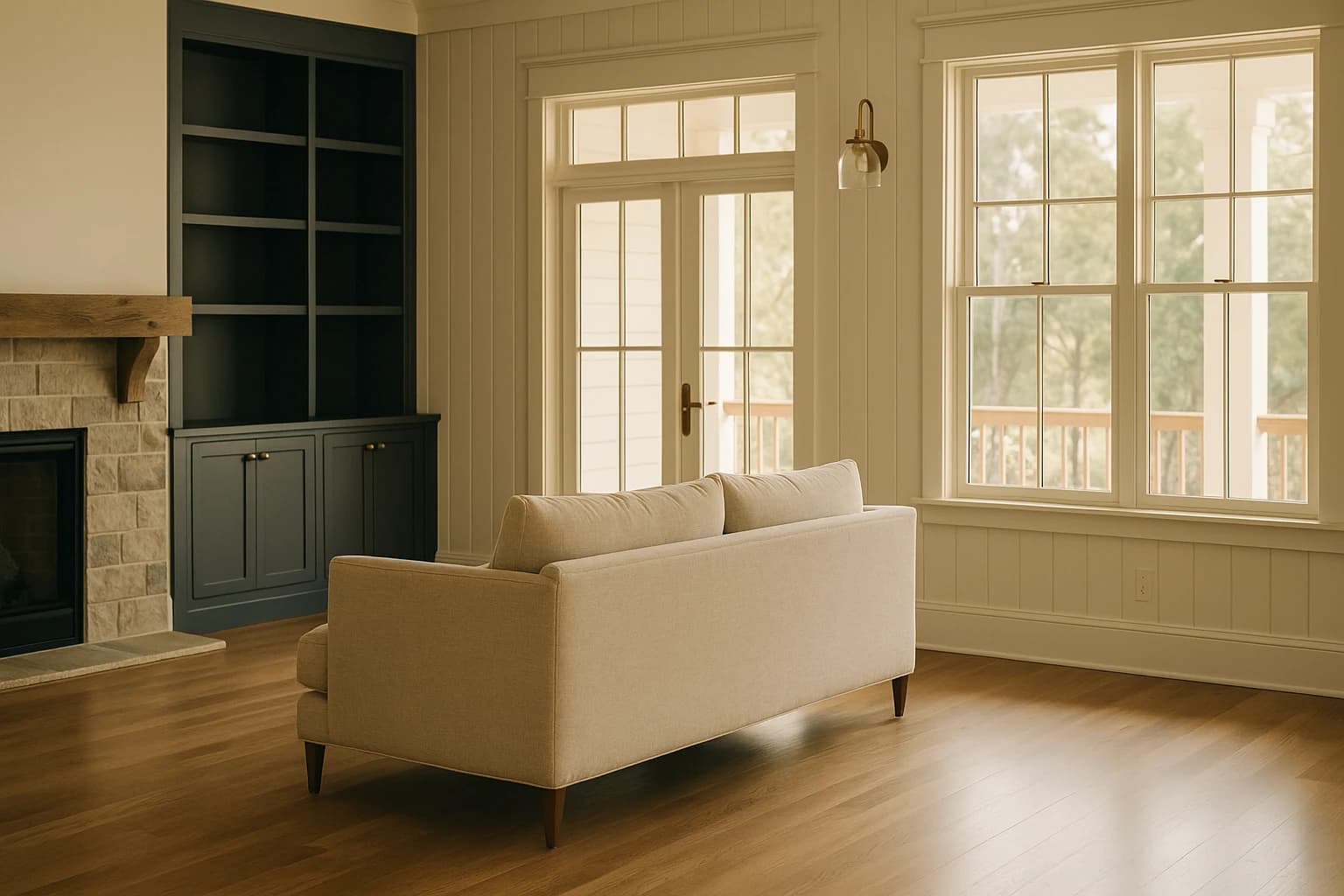 Final walkthrough living room concept
