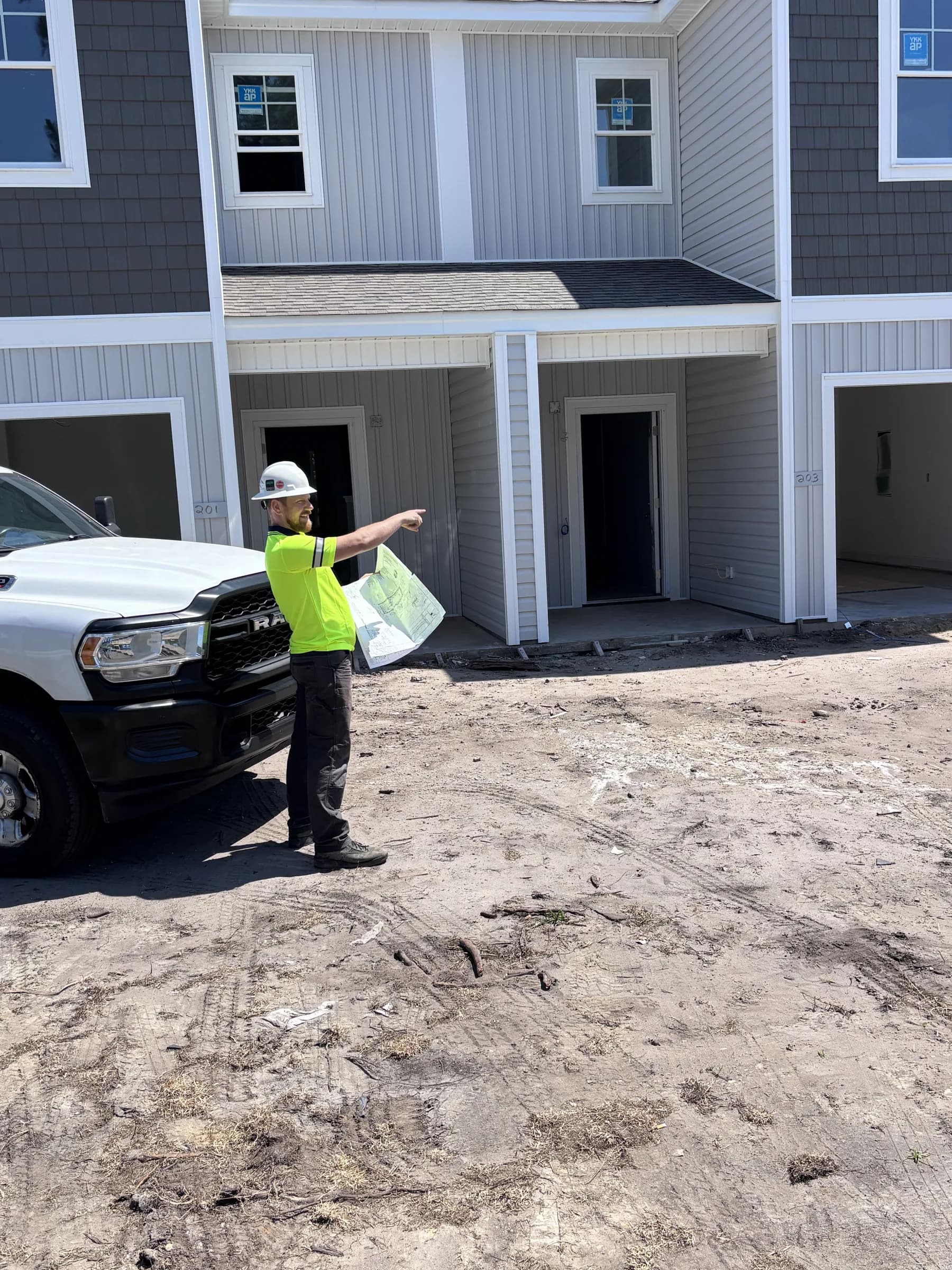 Walking the front of the build